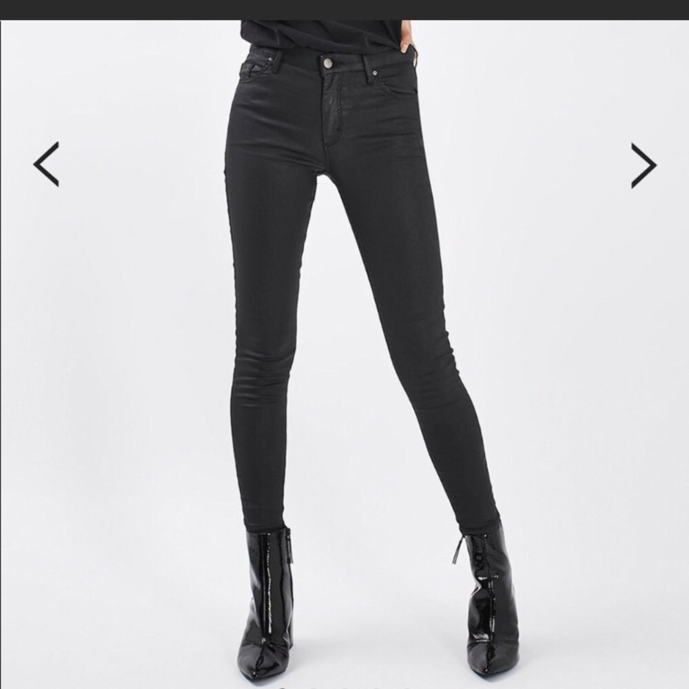 Beautiful Topshop Moto coated Leigh w32 L32